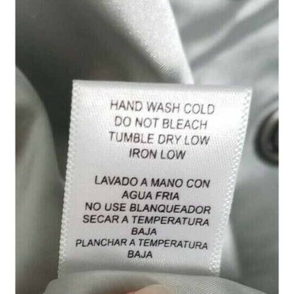 Love Tree Sz. Small Silver Satin Braided Sleeve Zip Up Bomber Jacket W/ Pockets - Picture 6 of 7